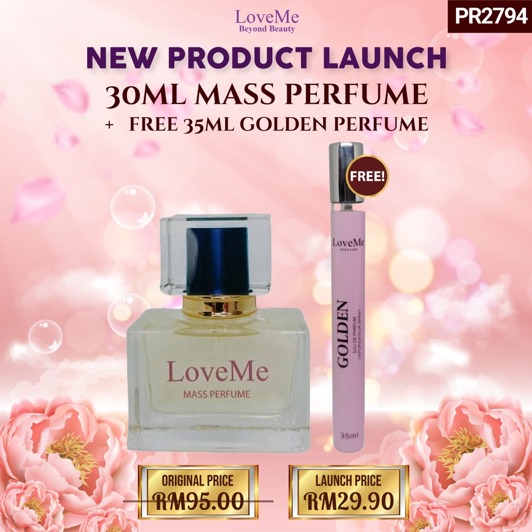 30ML MASS + FREE 35ML GOLDEN MIST