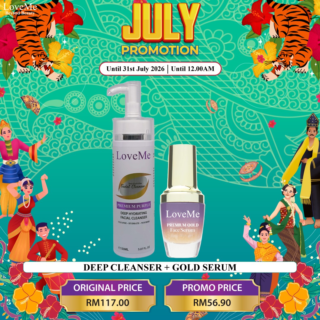 DEEP HYDRATING FACIAL CLEANSER & GOLDSERUM